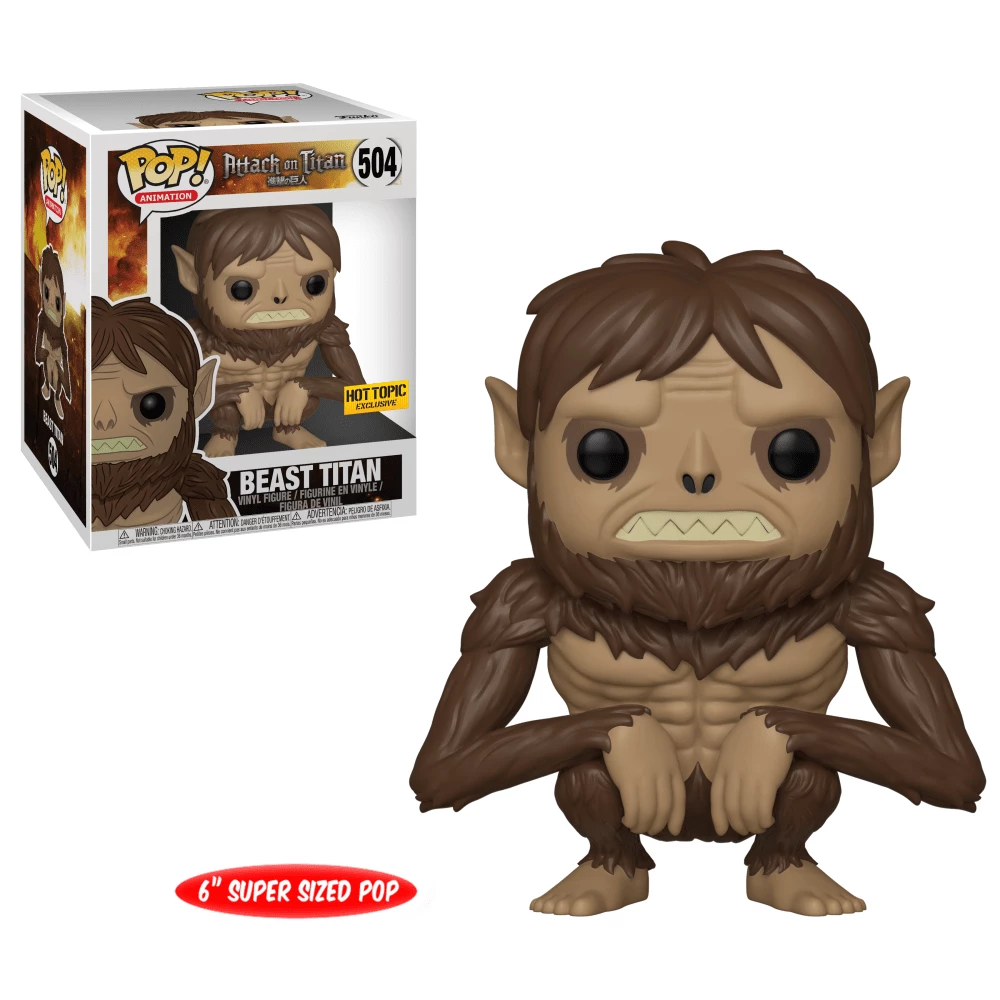 Beast Titan 504 - Attack On Titan - Funko Pop 1 Beast Titan 504 - Attack On Titan - Funko Pop