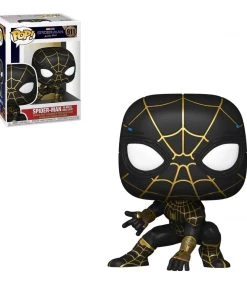 Spider-Man Black & Gold Suit 911 - No Way Home - Funko Pop Catalog