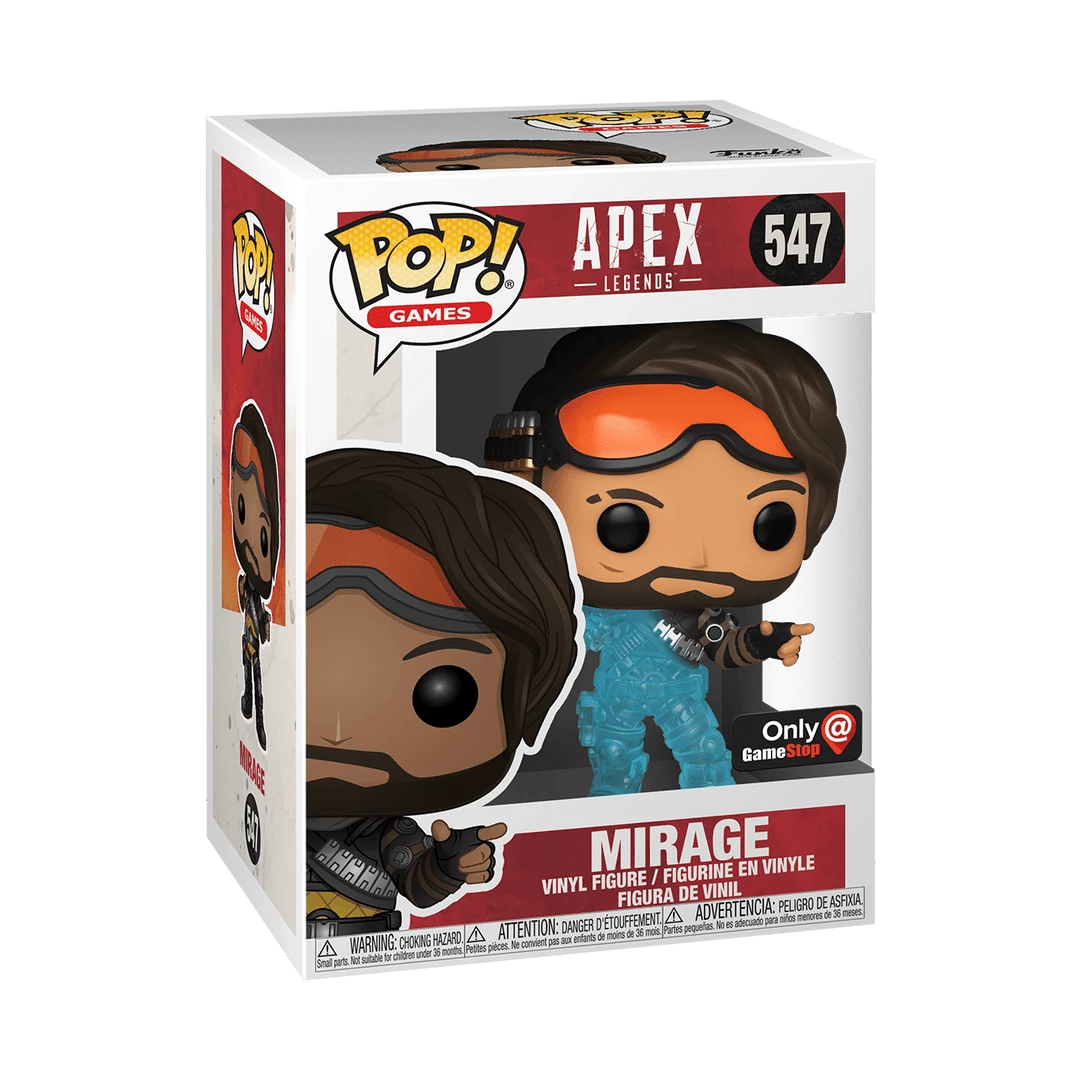 Mirage (Translucent) 547 - Apex Legends - Funko Pop 1 Mirage (Translucent) 547 - Apex Legends - Funko Pop