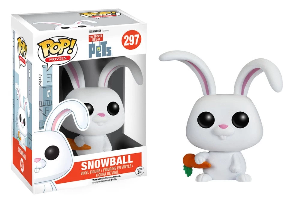 Snowball - The Secret Life Of Pets - Funko Pop 1 Snowball - The Secret Life Of Pets - Funko Pop