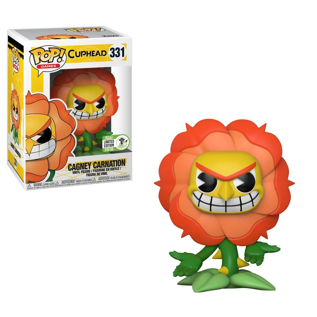 Cagney Carnation 331 - Cuphead - Funko Pop 1 Cagney Carnation 331 - Cuphead - Funko Pop