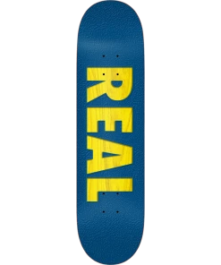 REAL Skateboards REAL BOLD TEAM DECK (Blue) 8.25 Catalog