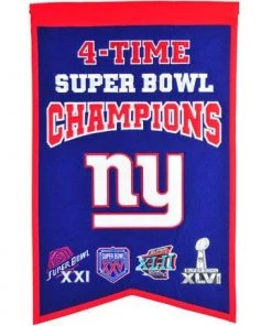 Winning Streak New York Giants Super Bowl Champions Banner Catalog