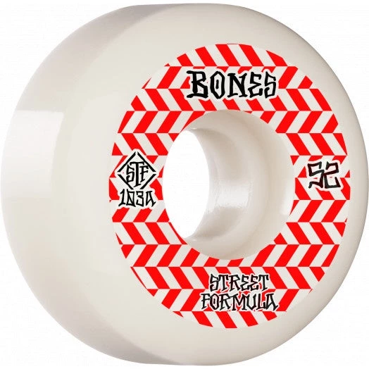 BONES STF WHEELS 52mm/103A VS Sidecut - WHITE/RED Catalog 1 BONES STF WHEELS 52mm/103A VS Sidecut - WHITE/RED Catalog