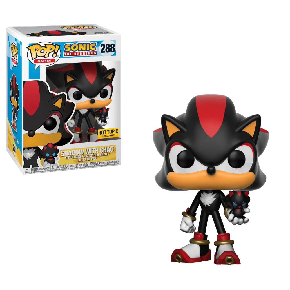 Shadow With Chao 288 - Sonic The Hedgehog - Funko Pop 1 Shadow With Chao 288 - Sonic The Hedgehog - Funko Pop