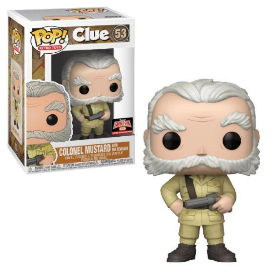 Colonel Mustard (w/the Revolver) 53 - Clue - Funko Pop 1 Colonel Mustard (w/the Revolver) 53 - Clue - Funko Pop