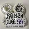Catalog Bones 100s 55mm/100A Original Formula V5 Sidecut Wheels - White