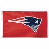 WinCraft New England Patriots Red Background 3X5 Deluxe Flag Catalog