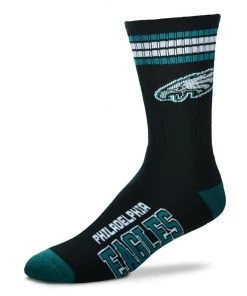 For Bare Feet Catalog Philadelphia Eagles 4 Stripe Socks