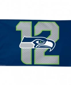 WinCraft Catalog Seattle Seahawks 12th Man - 3X5 Deluxe Flag