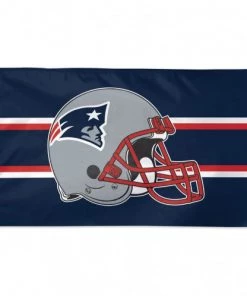 WinCraft New England Patriots Helmet 3X5 Deluxe Flag Catalog