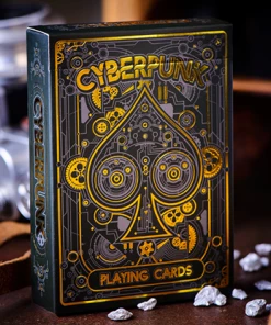 Elephant Playing Cards Cyberpunk Playing Cards (Gold)