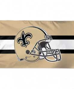 WinCraft Catalog New Orleans Saints Helmet 3X5 Deluxe Flag