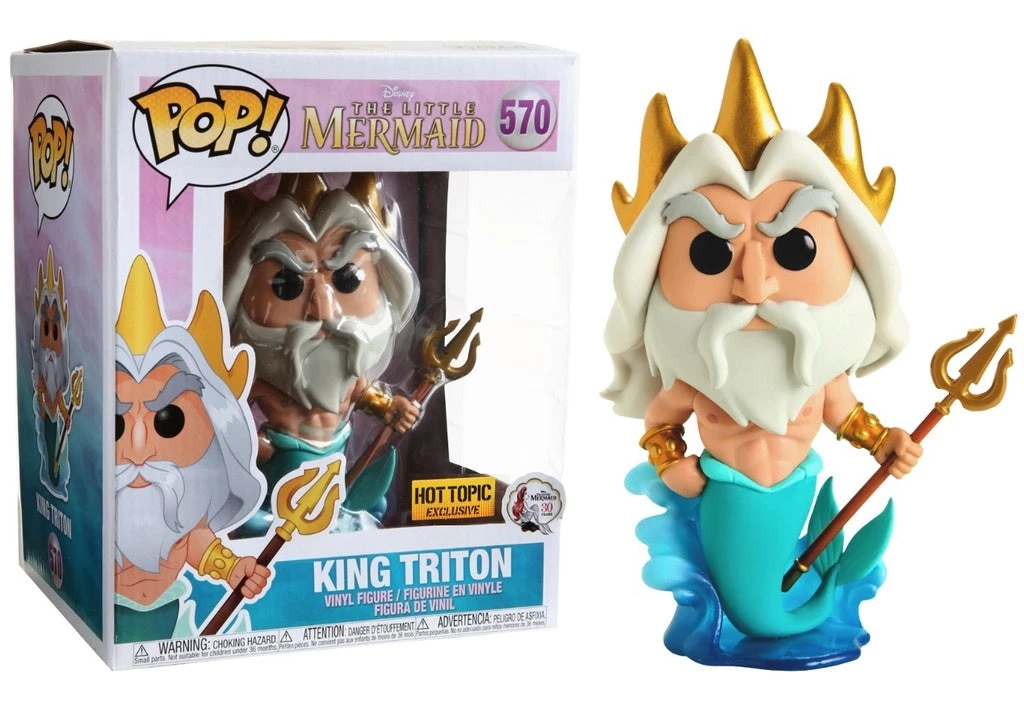 Catalog King Triton 570 - The Little Mermaid - Funko Pop 1 Catalog King Triton 570 - The Little Mermaid - Funko Pop