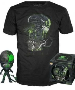 Funko Xenomorph (Bloody) 731 - 40th Anniversary Box & T-Shirt