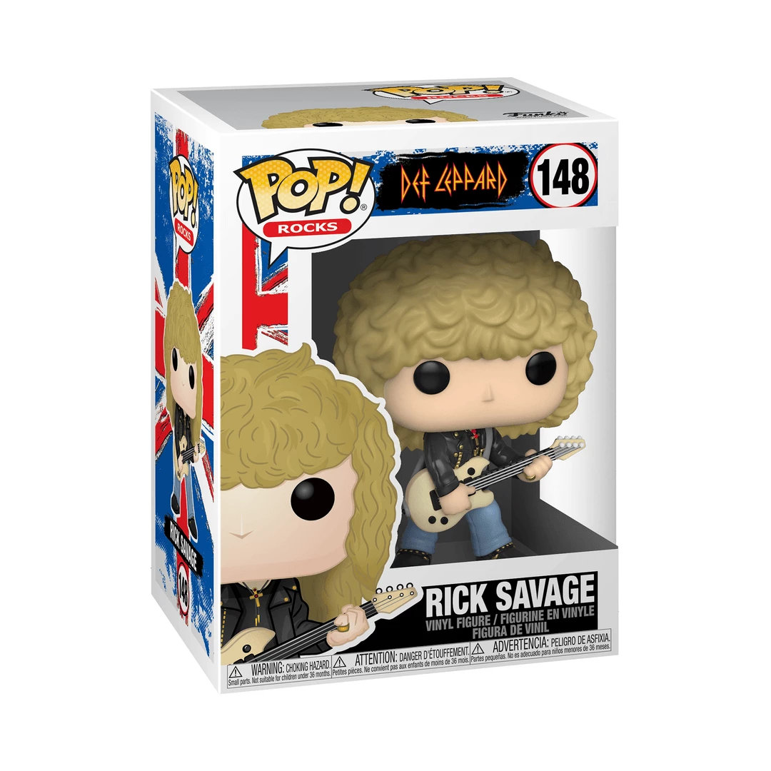 Rick Savage 148 - Def Leppard - Funko Pop 1 Rick Savage 148 - Def Leppard - Funko Pop