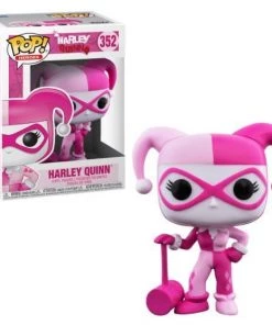 Harley Quinn (Breast Cancer Awareness) 352 - Pop Heroes - Funko Pop Catalog