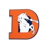 FanFave Inc Catalog Denver Broncos Thowback Logo 3D Foam Wall Sign