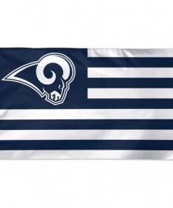 WinCraft Los Angeles Rams Patriotic America 3X5 Deluxe Flag