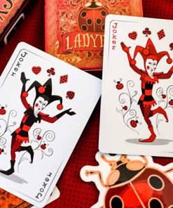 Will Roya Catalog Bicycle Gilded Limited Edition Ladybug (Red) Playing Cards