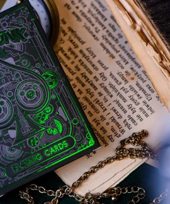 Elephant Playing Cards Catalog Cyberpunk Playing Cards (Green)