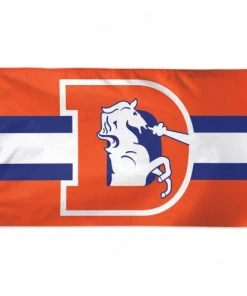 WinCraft Catalog Denver Broncos Classic Logo - 3X5 Deluxe Flag