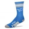 For Bare Feet Detroit Lions 4 Stripe Socks