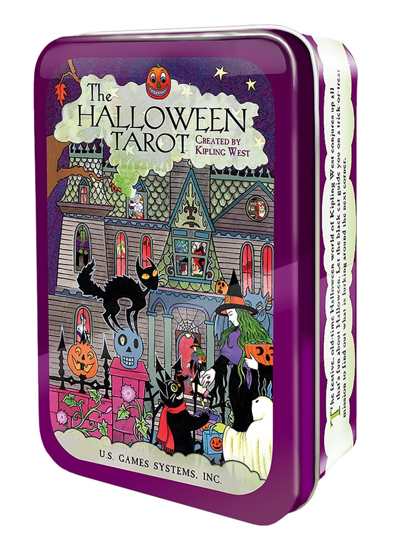 US Games Catalog The Halloween Tarot (Tin) 1 US Games Catalog The Halloween Tarot (Tin)