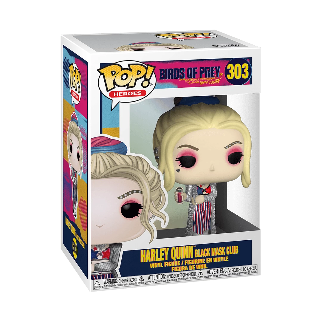 Harley Quinn (Black Mask Club) 303 - Birds Of Prey - Funko Pop 1 Harley Quinn (Black Mask Club) 303 - Birds Of Prey - Funko Pop