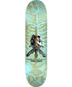 Catalog Powell Peralta Skull & Sword Skateboard Deck Turquoise - 8.5 X 32
