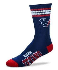 For Bare Feet Catalog Houston Texans 4 Stripe Socks
