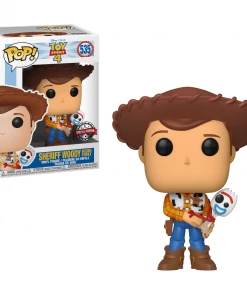 Sheriff Woody Holding Forky 535 - Toy Story 4 - Funko Pop