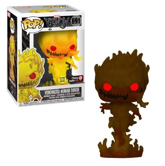 Catalog Venomized Human Torch (Glow) 691 - Marvel Venom - Funko Pop 1 Catalog Venomized Human Torch (Glow) 691 - Marvel Venom - Funko Pop