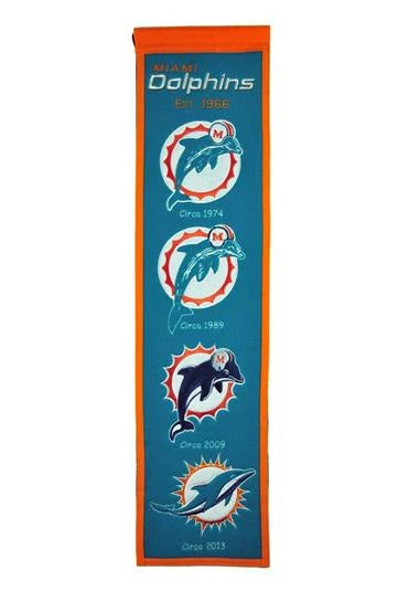 Winning Streak Miami Dolphins Heritage Banner 1 Winning Streak Miami Dolphins Heritage Banner