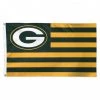 WinCraft Green Bay Packers Patriotic America - 3X5 Deluxe Flag