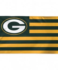 WinCraft Green Bay Packers Patriotic America - 3X5 Deluxe Flag