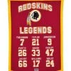 Winning Streak Washington Redskins Legends Banner Catalog
