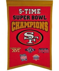 Winning Streak San Francisco 49ers Super Bowl Champions Banner Catalog