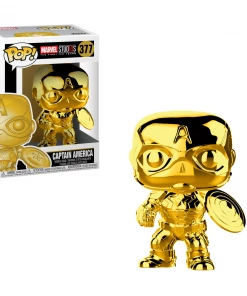 Captain America (Gold Chrome) 377 - Avengers Age Of Ultron - Funko Pop Catalog