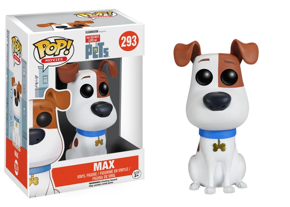 Max 293 - The Secret Life Of Pets - Funko Pop 1 Max 293 - The Secret Life Of Pets - Funko Pop