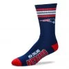 For Bare Feet Catalog New England Patriots 4 Stripe Socks