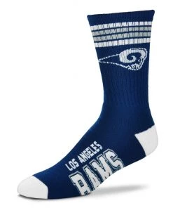 For Bare Feet Catalog Los Angeles Rams 4 Stripe Socks
