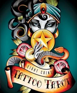 US Games Eight Coins Tattoo Tarot Deck & Book Set
