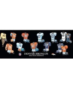 Winning Streak Denver Broncos Legacy Uniform Plaque
