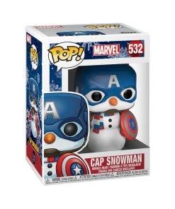 Cap Snowman 532 - Marvel Holiday - Funko Pop