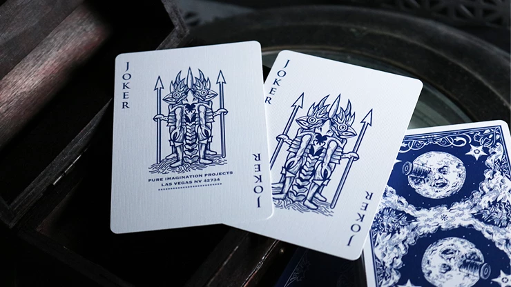 Not Specified Les Melies Conquest Blue Playing Cards 3 Not Specified Les Melies Conquest Blue Playing Cards