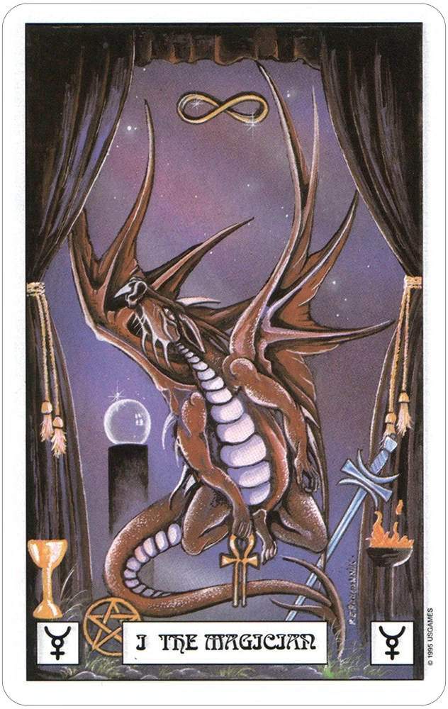 US Games Catalog Dragon Tarot Deck 3 US Games Catalog Dragon Tarot Deck