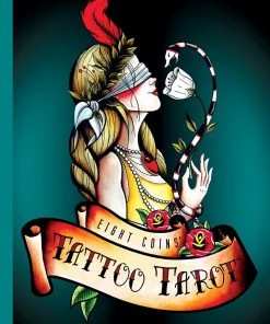 US Games Eight Coins Tattoo Tarot Deck & Book Set