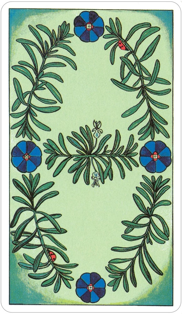 US Games The Herbal Tarot 8 US Games The Herbal Tarot