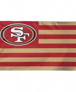 WinCraft San Francisco 49ers Patriotic America - 3X5 Deluxe Flag Catalog